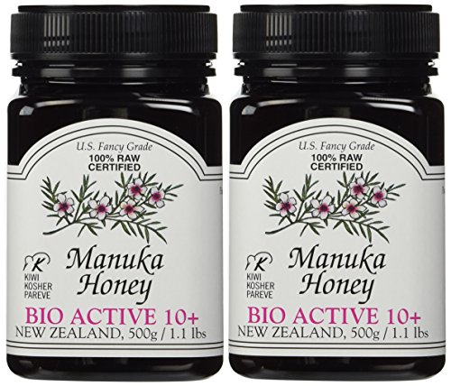 Manuka Honey Bio Active 10+, 1.1 Pound Jar (Package May Vary) (2.2 LB ...