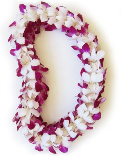 Fresh Hawaiian Lei - Double Orchid Leilani | flowersnhoney | fresh ...