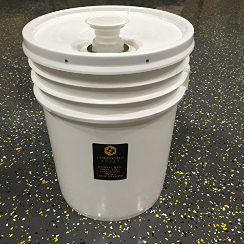 5 Gallon (60 lb) Bucket Raw, Unfiltered Texas Honey. Lowest priced bulk ...