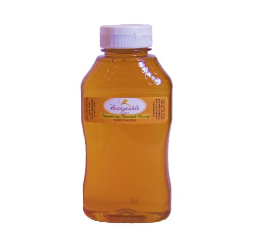 Strawberry Honey - Organically Flavored Raw Honey - Squeeze Bottle (Net ...