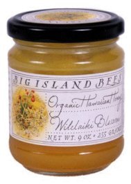 Organic Wilelaiki Blossom Raw Honey by Big Island Bees (9 ounce ...