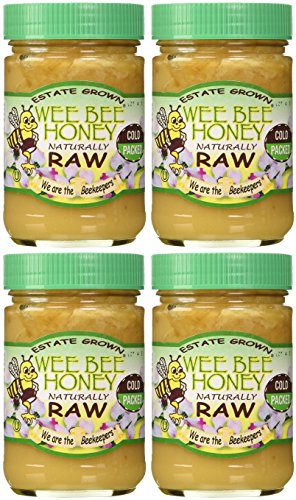 Wee Bee Raw Honey Natural 1lbs Each Pack Of 4 Flowersnhoney